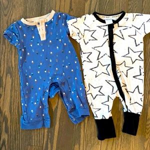 Baby boy short sleeve one piece 6mo